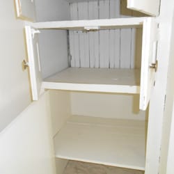 Metz Apartments - Cupboards. Look clean to me.