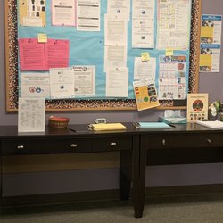 Stonegate Elementary School - Office bulletin board