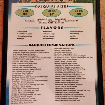 Daiquiri Run on 61 - Menu1 - American Near Me - Metairie, Louisiana