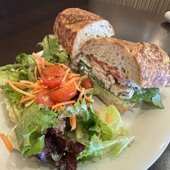 Boudin SF - Chicken Pesto sandwich w/salad - Bakeries Near Me - Corte Madera, California