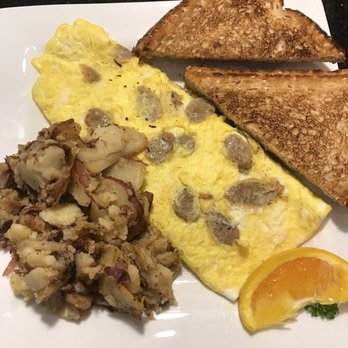 Keke's Breakfast Cafe - Sausage cheese omelette, "home fries" and toast - Breakfast & Brunch Near Me - Lake Mary, Florida Keke's Breakfast Cafe - Sausage cheese omelette, "home fries" and toast - Breakfast & Brunch Near Me - Lake Mary, Florida
