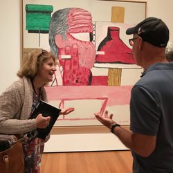 Heart of the Art NYC - Discussing Philip Guston at MoMA with Steve of California.