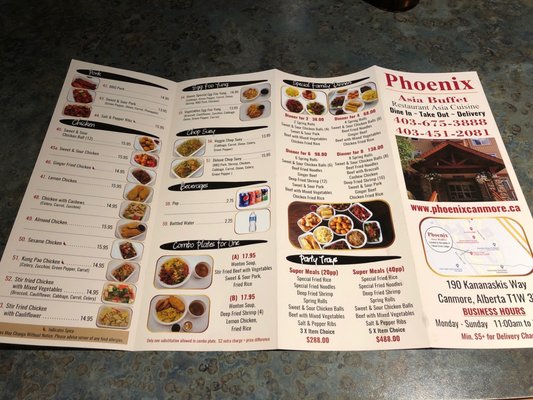Menu photo 6 Phoenix Restaurant Canmore, AB