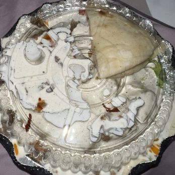 The Halal Guys - Small platter - They are very generous with sauces - Halal Near Me - Fort Lee, New Jersey