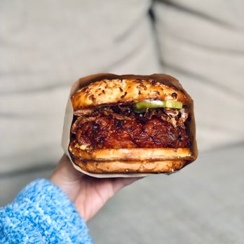 The Crack Shack - Firebird Sandwich | delicious! - Chicken Shop Near Me - Costa Mesa, California