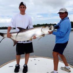 Go Tarpon Puerto Rico - Julian on his first Tarpon !