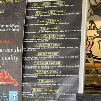 The Dawg House Burger and More - Inside / menu - Hot Dogs Near Me - Buford, Georgia