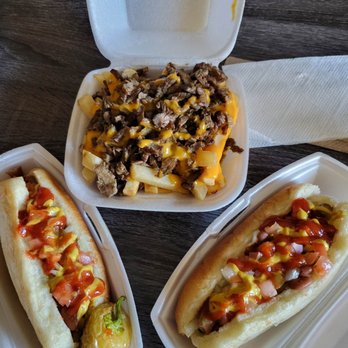 Micky’s Hot Dogs - The spread. - Hot Dogs Near Me - Gilbert, Arizona Micky’s Hot Dogs - The spread. - Hot Dogs Near Me - Gilbert, Arizona