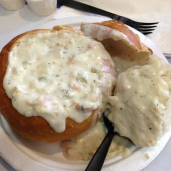 Fishermen's Catch - Clam chowder bread bowl. - Seafood Markets Near Me - Oxnard, California Fishermen's Catch - Clam chowder bread bowl. - Seafood Markets Near Me - Oxnard, California