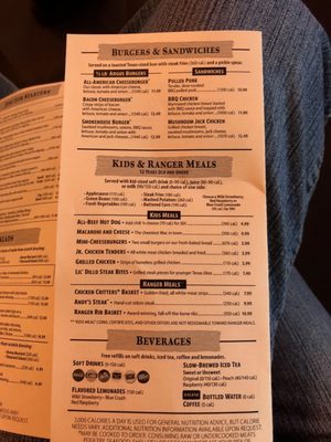 Menu photo 7 Texas Roadhouse Salisbury, NC