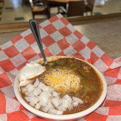 Silver Tavern - Loaded chili!