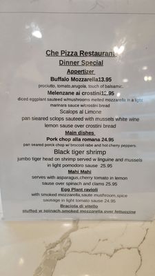 Menu photo 6 Che Pizza Metuchen, NJ