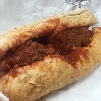 Jersey Mike's Subs - My regular size sub. #15 meatball. Loved it. Super cheesy when you bite into it. - Sandwiches Near Me - Long Beach, California