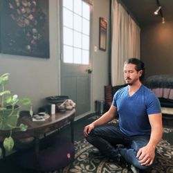 Meditation at the studio