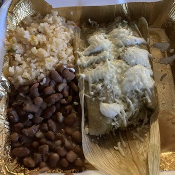 Los Compadres - a plate of rice and beans - Mexican Near Me - Nazareth, Pennsylvania