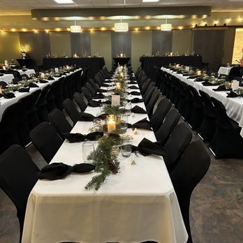 Chetek Lanes Event Center & Pizzeria - tables set for a formal event - Pizza Near Me - Chetek, Wisconsin Chetek Lanes Event Center & Pizzeria - tables set for a formal event - Pizza Near Me - Chetek, Wisconsin