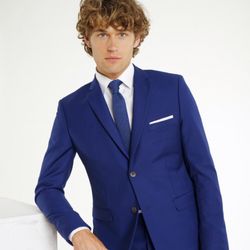 We offer cobalt and navy suites for rent