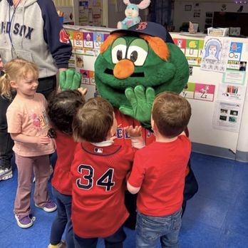 St John School - Wally visits on Red Sox Day! - Elementary Schools Near Me - Boston, Massachusetts St John School - Wally visits on Red Sox Day! - Elementary Schools Near Me - Boston, Massachusetts