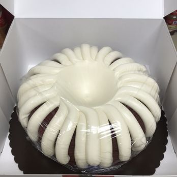 Nothing Bundt Cakes - The top of the cake was shrink wrapped in a way to keep the frosting perfectly in place! - Bakeries Near Me - Pasadena, California Nothing Bundt Cakes - The top of the cake was shrink wrapped in a way to keep the frosting perfectly in place! - Bakeries Near Me - Pasadena, California