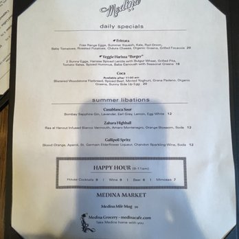 Medina Cafe - Menu - Breakfast & Brunch Near Me - Vancouver, British Columbia