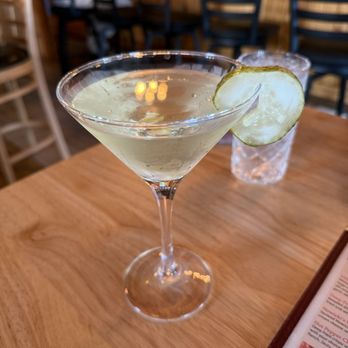 The Old Polish Corner - Pickle martini.  Excellent! - Bars Near Me - Alpena, Michigan