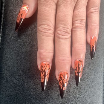 Glamour Nails & Spa - Halloween nails - Nail Salons Near Me - Norco, California