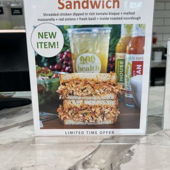 Health Nut - Chicken Bisque Sandwich (NEW ITEM) - Salad Near Me - Culver City, California Health Nut - Chicken Bisque Sandwich (NEW ITEM) - Salad Near Me - Culver City, California