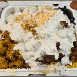 Chicken & Cheese - Combo with Rice and Salad