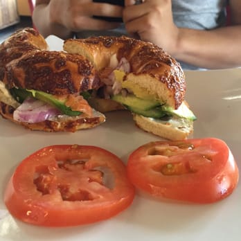 iJAVA Cafe - Lox with tomatoes on the side - Cafes Near Me - San Jose, California