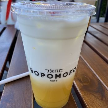 Bopomofo Cafe - Strawberry corn milk - Bubble Tea Near Me - San Gabriel, California Bopomofo Cafe - Strawberry corn milk - Bubble Tea Near Me - San Gabriel, California