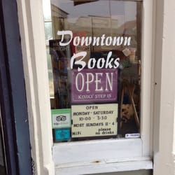 Downtown Books & Purl - Hours & TripAdvisor decal.