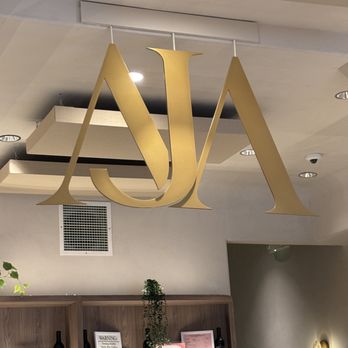 AJA Vineyards - AJA signage - Wine Tasting Room Near Me - Santa Monica, California