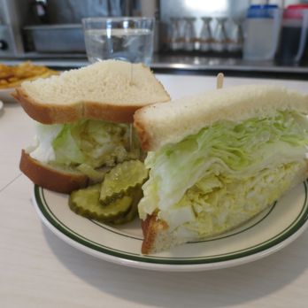 The Apple Pan - Egg Salad sandwich - Burgers Near Me - Los Angeles, California The Apple Pan - Egg Salad sandwich - Burgers Near Me - Los Angeles, California