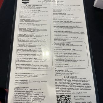 Astor’s Table - Menu - Steakhouses Near Me - Katy, Texas