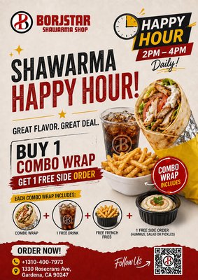 Menu photo 1 Borjstar Shawarma Shop Gardena, CA