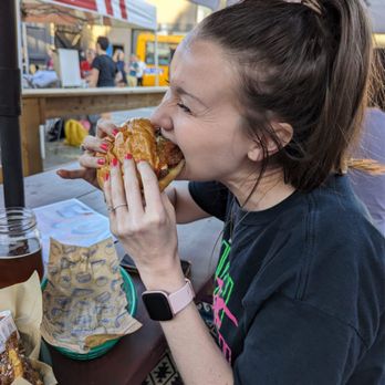 Burdy - Me devouring the amazing chicken parm sando - Food Trucks Near Me - Vancouver, British Columbia Burdy - Me devouring the amazing chicken parm sando - Food Trucks Near Me - Vancouver, British Columbia