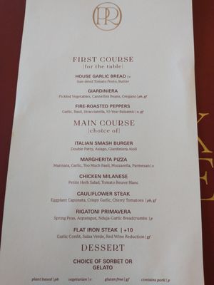 Menu photo 1 Park Rose New York, NY Menu photo 1 Park Rose New York, NY