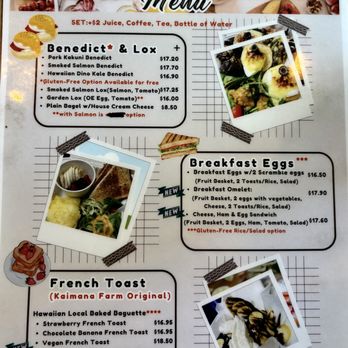 Kaimana Farm Cafe - Breakfast menu #2 - Vegan Near Me - Honolulu, Hawaii Kaimana Farm Cafe - Breakfast menu #2 - Vegan Near Me - Honolulu, Hawaii