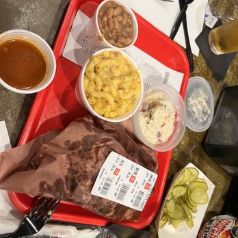 Cooper's Old Time Pit Bar-B-Que - Our platter - Barbeque Near Me - Austin, Texas