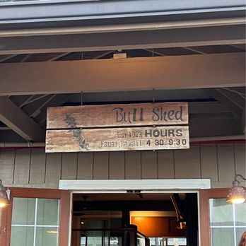 Bull Shed - Outside - Steakhouses Near Me - Kapaa, Hawaii Bull Shed - Outside - Steakhouses Near Me - Kapaa, Hawaii