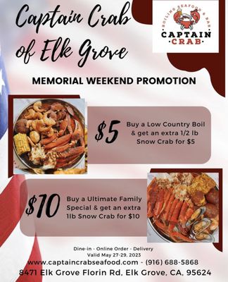 Captain Crab Seafood Restaurant - Elk Grove by null