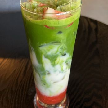 Sorbo - Matcha strawberry latte - Wine Bars Near Me - Wesley Chapel, Florida