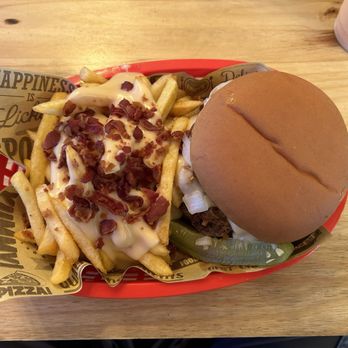 The Last Stand - Firecracker Burger w/ Bacon Cheese Fries. - American Near Me - Freeport, Illinois The Last Stand - Firecracker Burger w/ Bacon Cheese Fries. - American Near Me - Freeport, Illinois