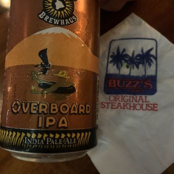 Buzz's - They unfortunately do not have any beer on tap but they do have a number of nice local beers in a can! - Steakhouses Near Me - Kailua, Hawaii