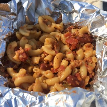 10th Street Diner - Chili Mac mixed up. I ended up buying an extra thing of cheese because it seemed to just be noodles, - Vegan Near Me - Indianapolis, Indiana