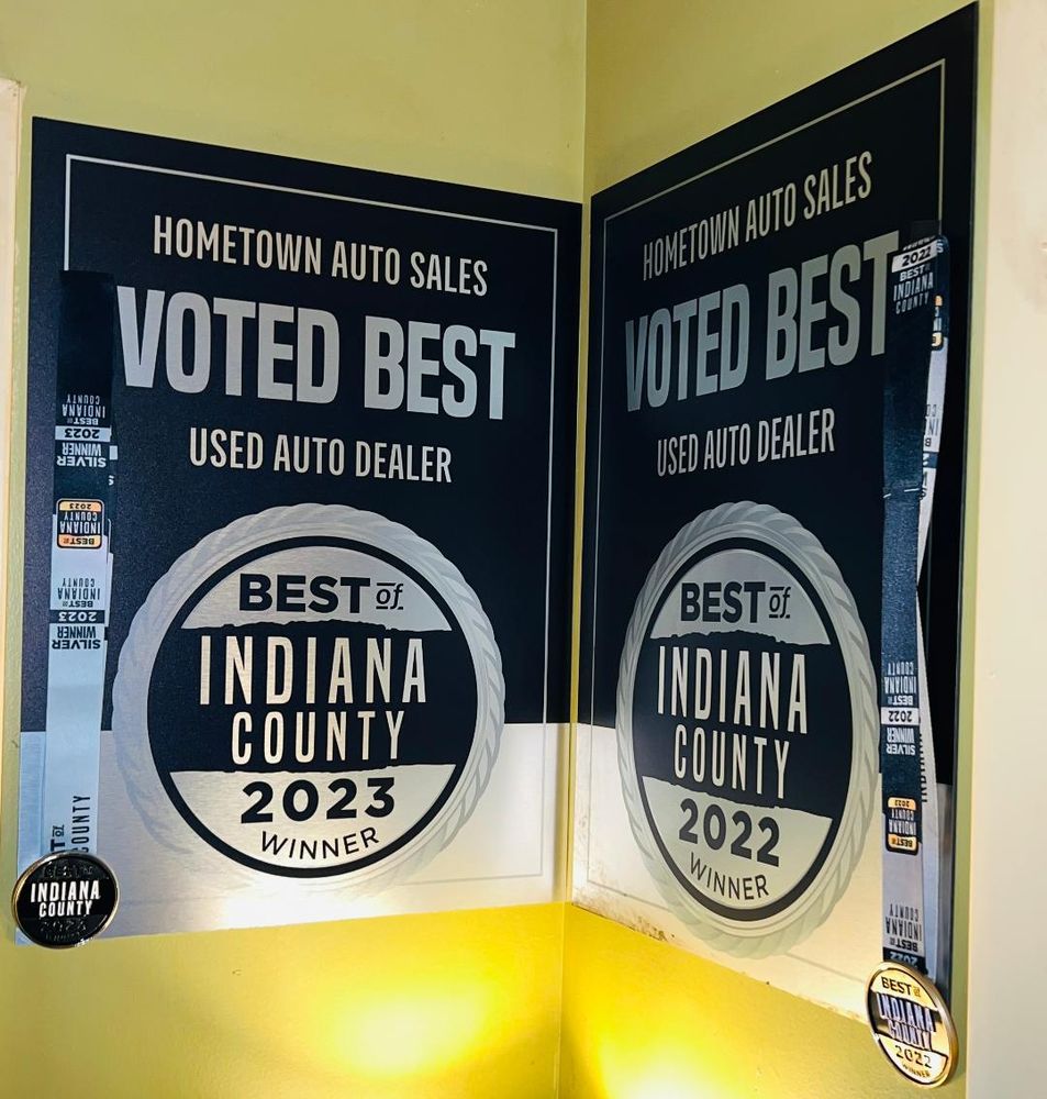 HOMETOWN AUTO SALES Updated August 2024 7100 Rt 286 Hwy W, Indiana