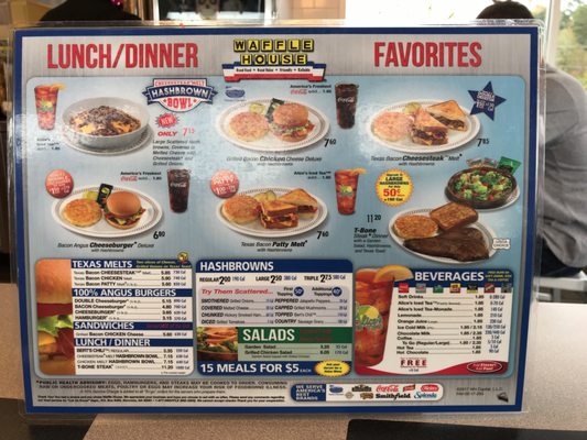 Menu photo 2 Waffle House Dacula, GA Menu photo 2 Waffle House Dacula, GA