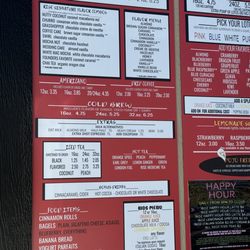 Rise Coffee And Tea - Menu