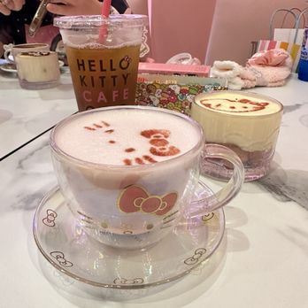 Hello Kitty Cafe - Pink Valrhona Hot Chocolate - Themed Cafes Near Me - Santa Clara, California Hello Kitty Cafe - Pink Valrhona Hot Chocolate - Themed Cafes Near Me - Santa Clara, California