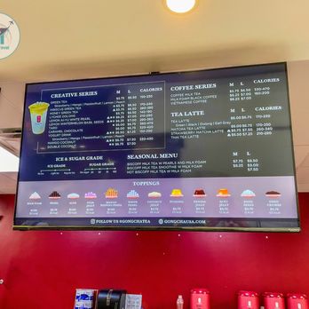 Gong Cha - Menu - Taiwanese Near Me - Lewisville, Texas Gong Cha - Menu - Taiwanese Near Me - Lewisville, Texas